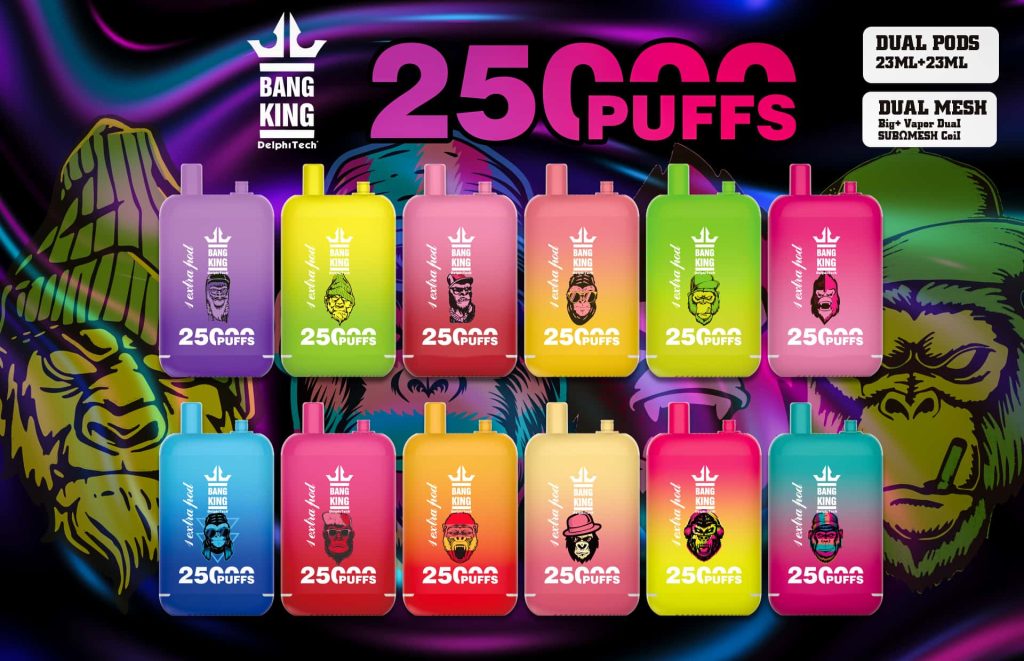 2024 best disposable vape Bang king 25000 puffs 