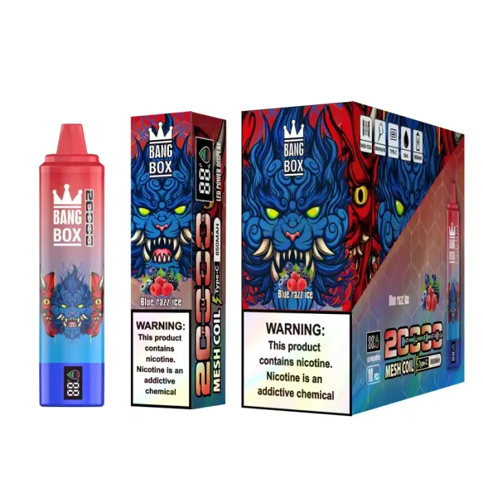 Bang box 20000 20k puff aria regolabile vape ricaricabile con schermo