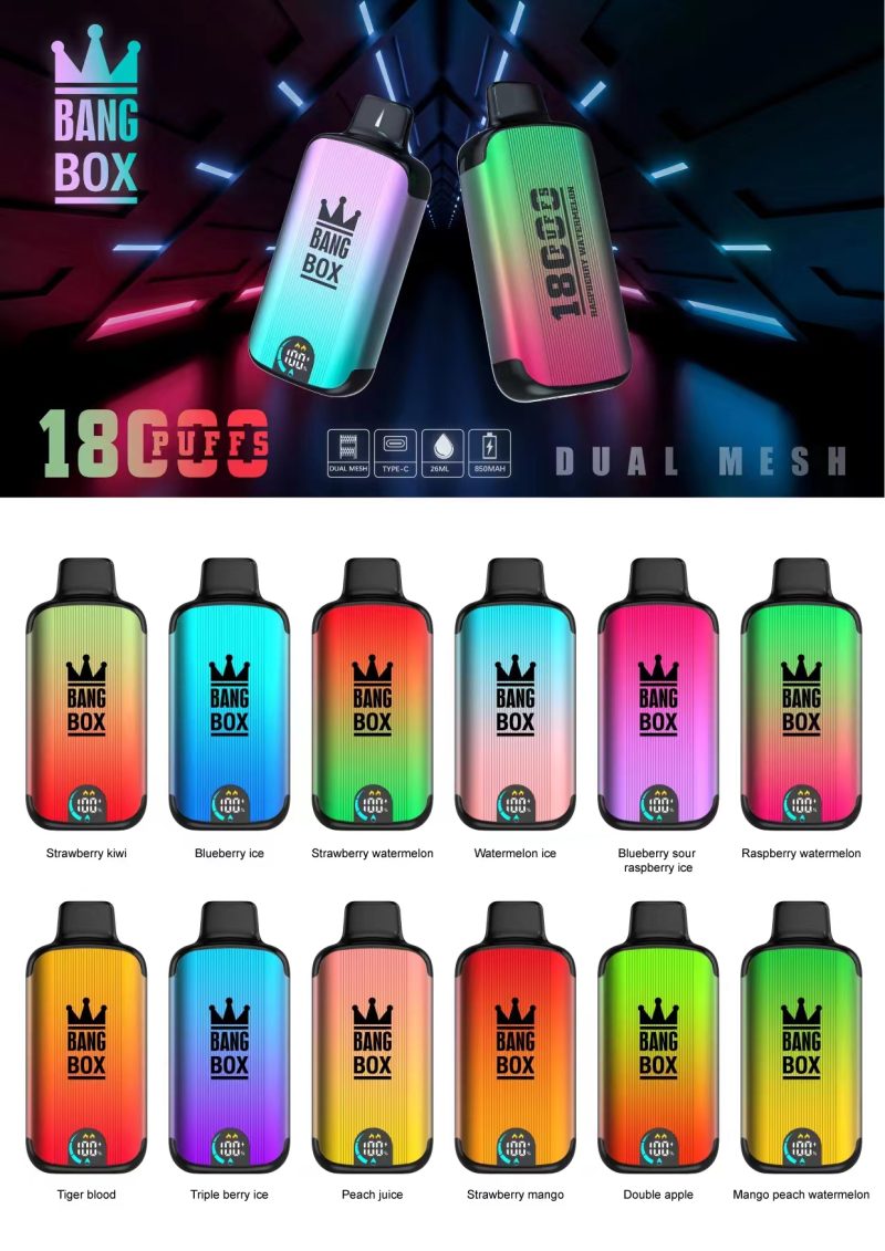 bangbox 18000 puffs disposable vape