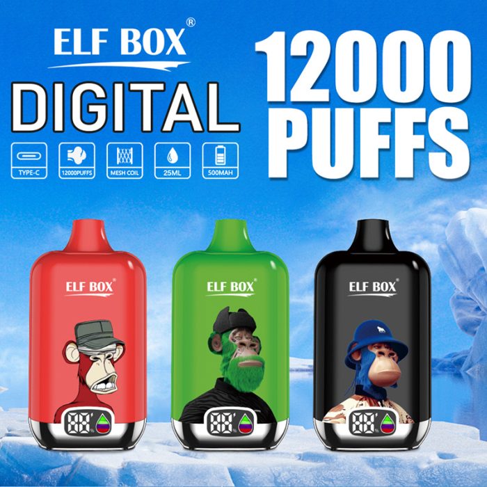 elf box shishia 12000 puffs vape desechable