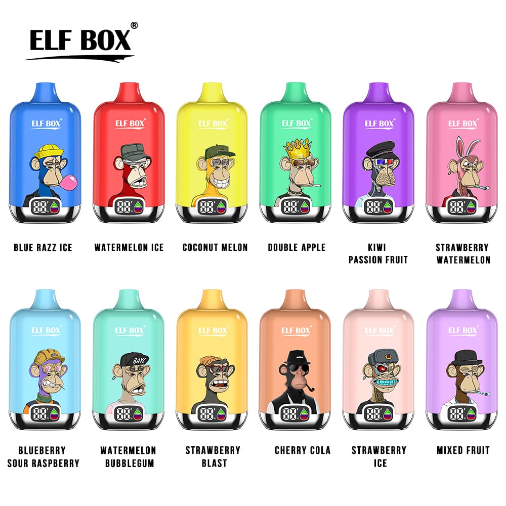 elf box shishia 12000 puffs disposable vape 12K Puff tiri