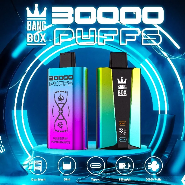 bang box 30000 30k puffs smart vapes with LCD screen dual modes