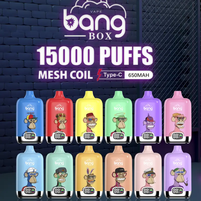 bang box s1 15000 15k puffs vape with screen