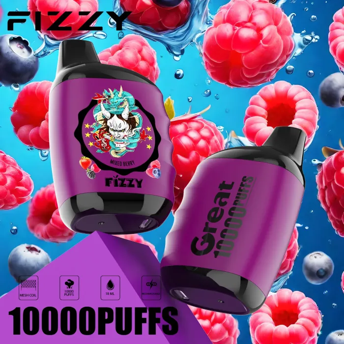 Fizzy Great 10000 Geschmacksserie: Mixed Berry Beste Aromen für Ex-Raucher