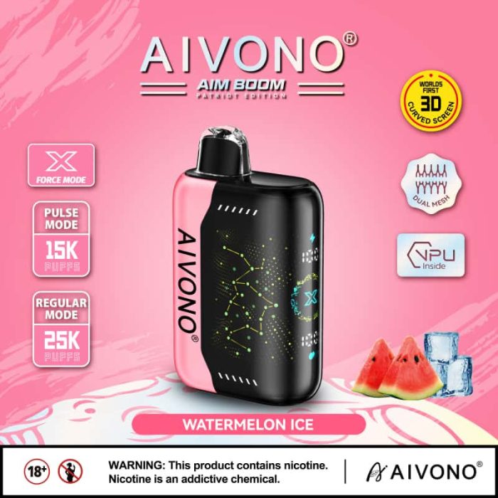 Aivono 25000 puffs disposable vape