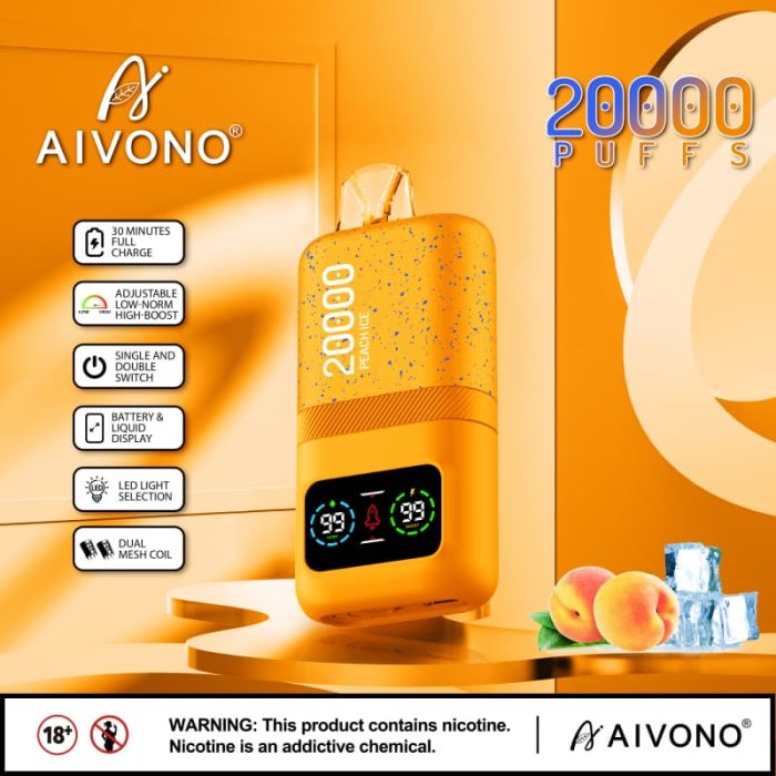 AIVONO 20000 bouffées de vapeur jetables