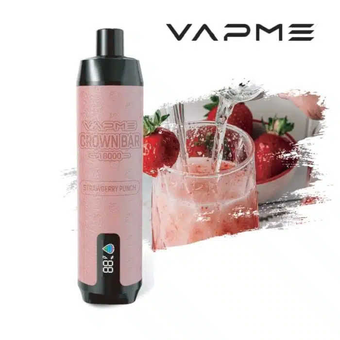 VAPME Crown Bar Pro Max 18000 Puffs 2% 5% Nicotine Disposable Vape
