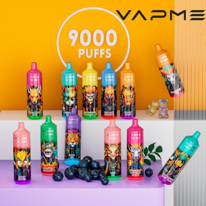 vapme fire puff 9000 puffs disposable vape