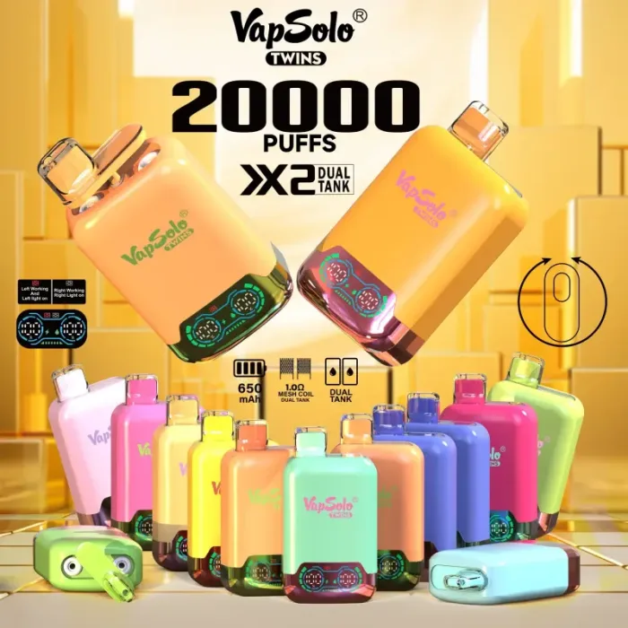 vapsolo 20000 caladas vape desechable delightvape e-cigarrillos desechables