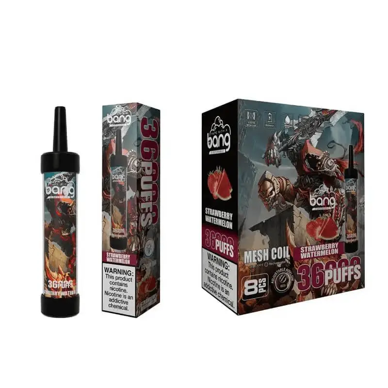 Bang Shisha Hookah Vape 36K 36000 Züge 0% 2% 3% 5% Nikotin Einweg Vape Pen