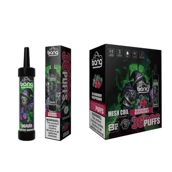 Bang Shisha Hookah Vape 36K 36000 Puffs 0% 2% 3% 5% Nicotina Usa e Getta Penna Vape